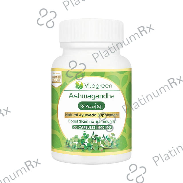 Vitagreen Ashwagandha 500mg Capsule