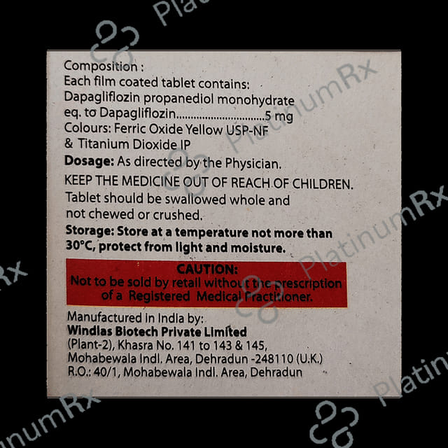 Dapabest 5mg Tablet 10s