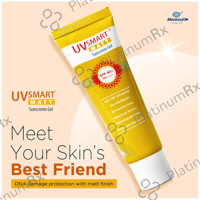 UVsmart Matt Sunscreen Gel 50gm