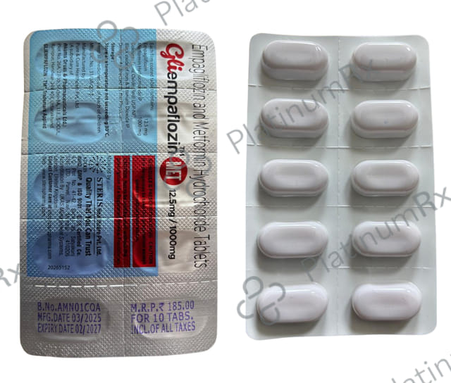 Gliempaflozin Met 12.5/1000mg Tablet ER 10s