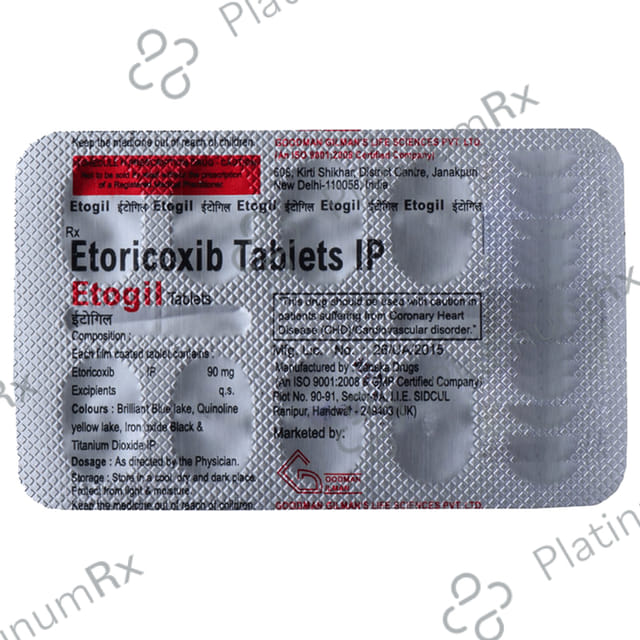 Etogil 90mg Tablet 10s