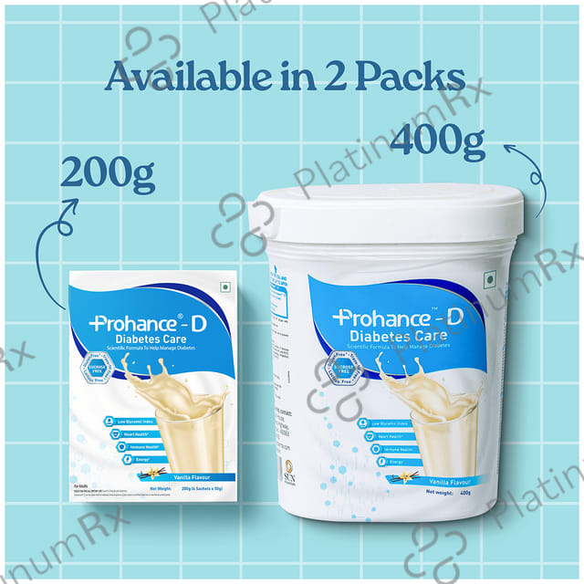 Prohance D Diabetes Care Vanilla Flavour Powder 200gm