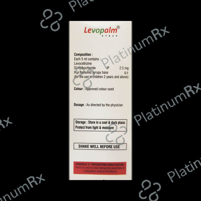 Levopalm 5mg Syrup Mango 60ml