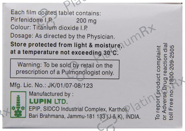 Fibrodone 200mg Tablet 10s