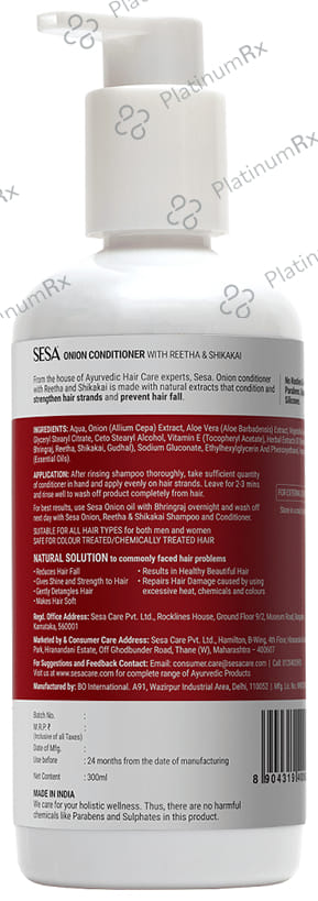 Sesa Onion Conditioner with Reetha & Shikakai