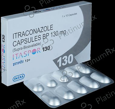 Itaspor 130mg Capsule 10s