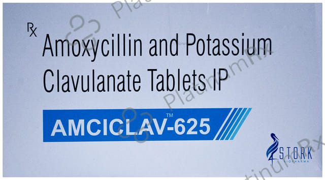 Amciclav 625 500/125mg Tablet 10s