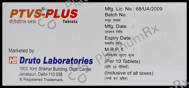 Ptvs Plus 2mg/10mg Tablet