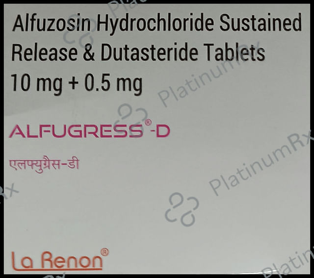 Alfugress D 10/0.5mg Tablet SR 10s