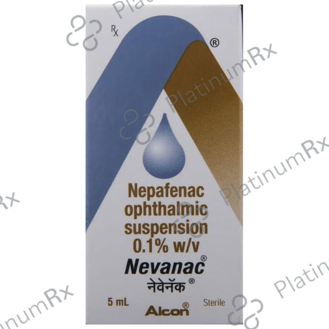 Nevanac 0.1% Ophthalmic Suspension 5ml