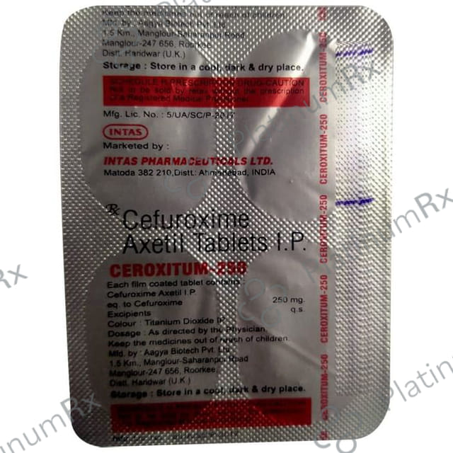Ceroxitum 250mg Tablet 4s