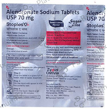 Stoplos A Plus 70mg Flavour Lemon Tablet 4s