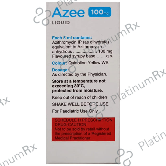 Azee 100mg Peppermint & Orange Oral Suspension 15ml