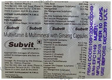 Subvit Capsule