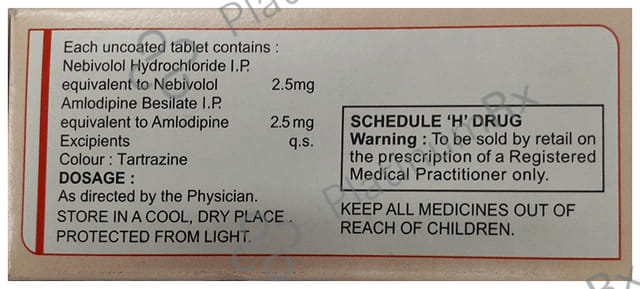 Nodon AM 2.5/2.5mg Tablet 10s
