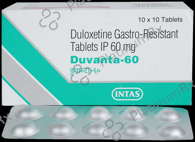 Duvanta 60mg Tablet 10s