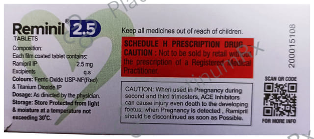 Reminil 2.5mg Tablet 10s