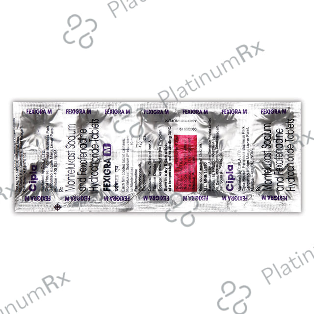 Fexigra M 10mg/120mg Tablet