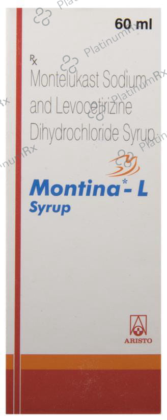 Montina L 2.5/4mg Syrup 60ml