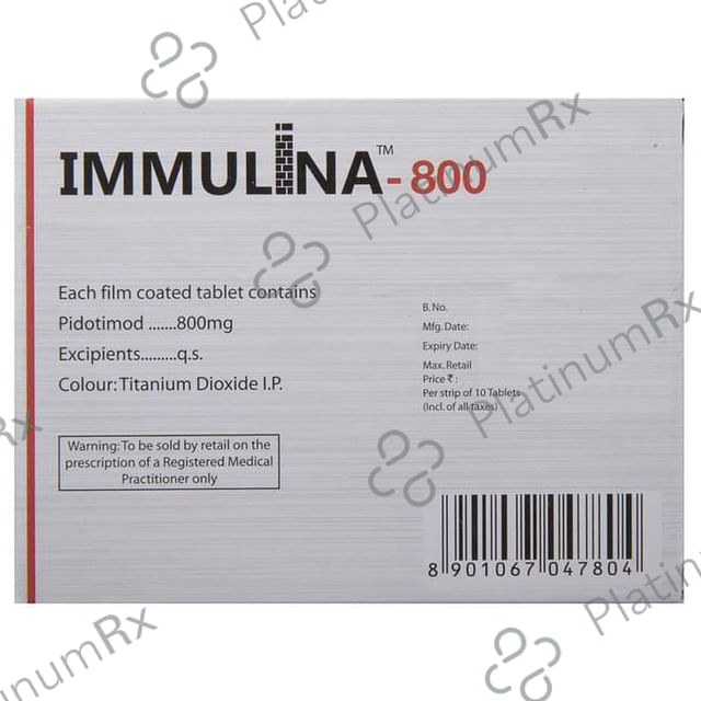 Immulina 800 Tablet
