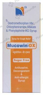 Mucowin-DX Syrup Sugar Free