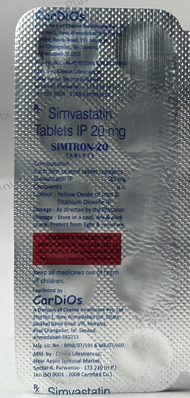 Simtron 20mg Tablet 10s