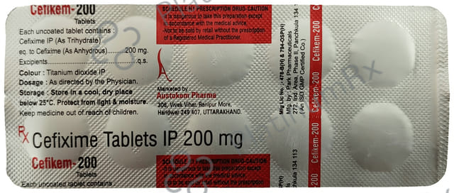Cefikem 200mg Tablet