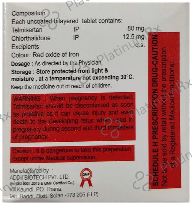 Telmecaid CH80 Tablet