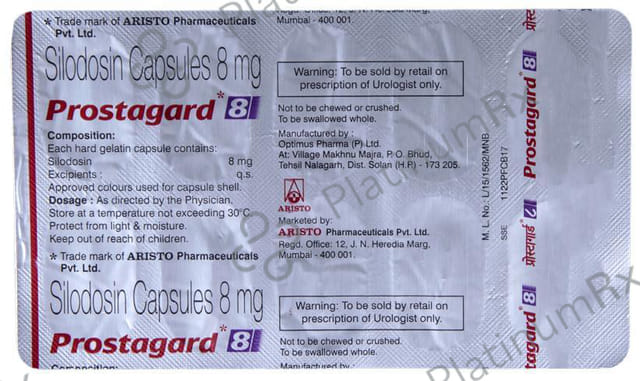 Prostagard 8mg Capsule 10s