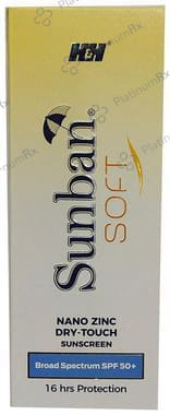 Sunban Soft Nano SPF Gel 75gm