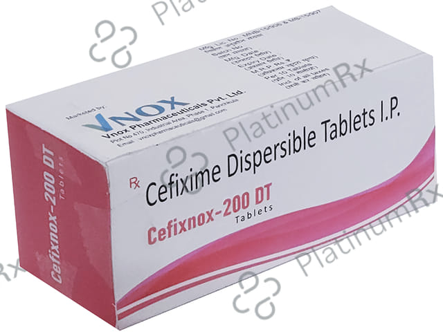 Cefixnox 200mg Tablet DT 10s