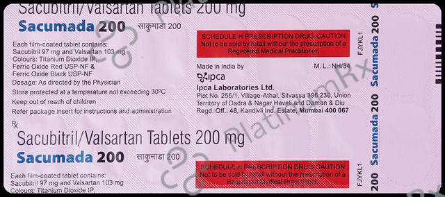 Sacumada 200mg Tablet 14s