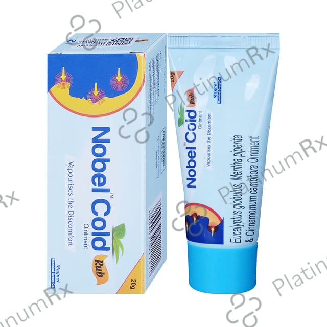 Nobel Cold Rub Ointment 20gm