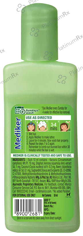 Mediker Anti-Lice Treatment Shampoo
