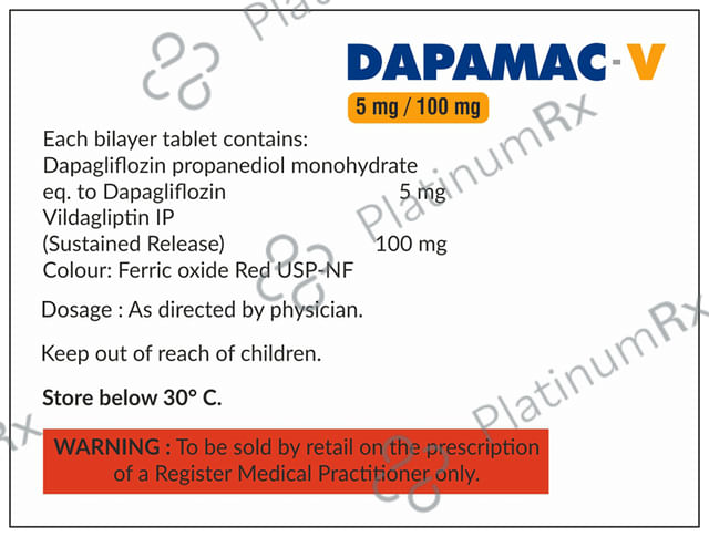 Dapamac-V 5mg/100mg Tablet SR