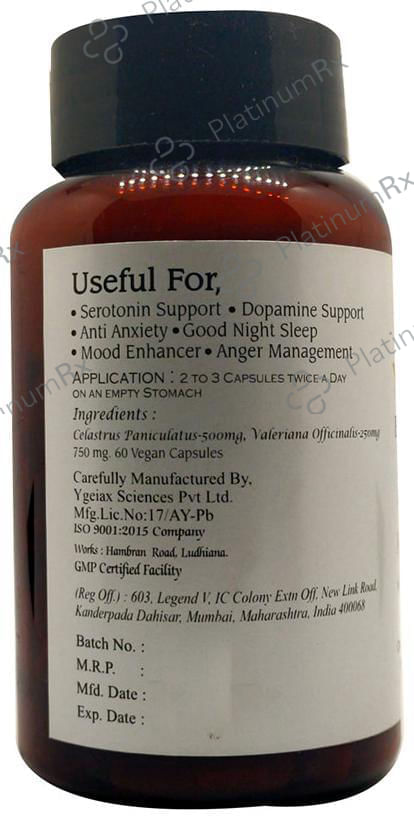 YgeiaX Happy Pills Vegan Plus Capsule