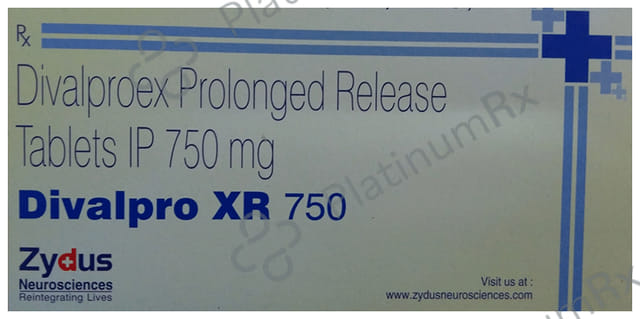 Divalpro 750mg Tablet XR 10s