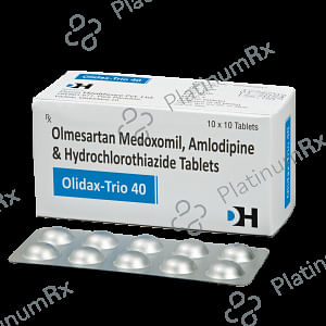 Olidax Trio 40/5/12.5mg Tablet 10s