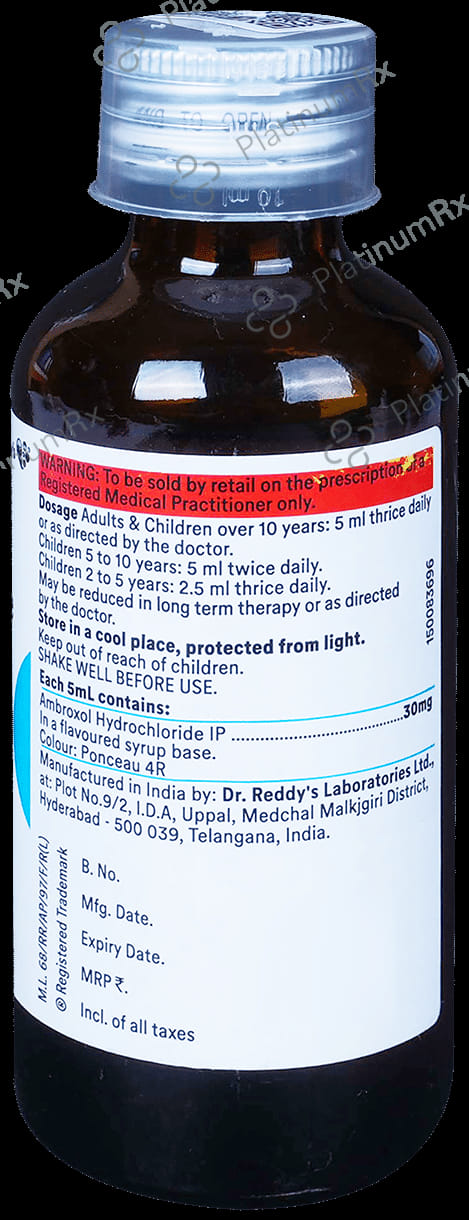 Mucolite 30mg Syrup 100ml