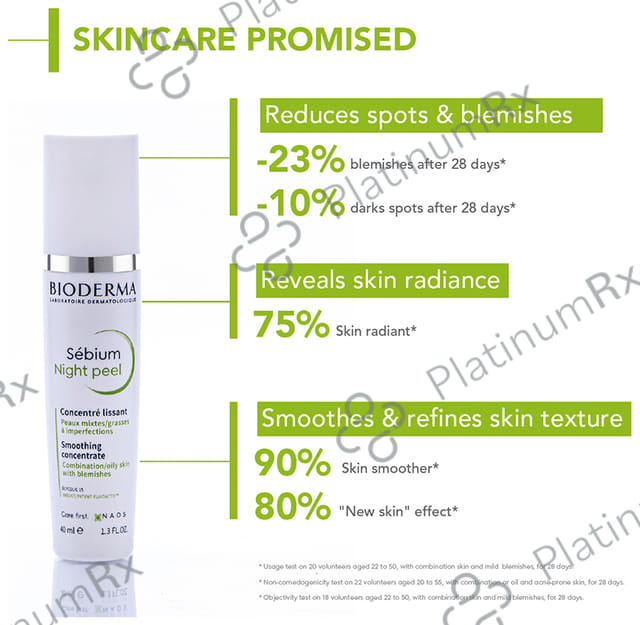 Bioderma Sebium Night Peel Skin Cream 40ml