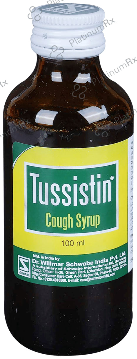 Dr Willmar Schwabe India Tussistin Syrup