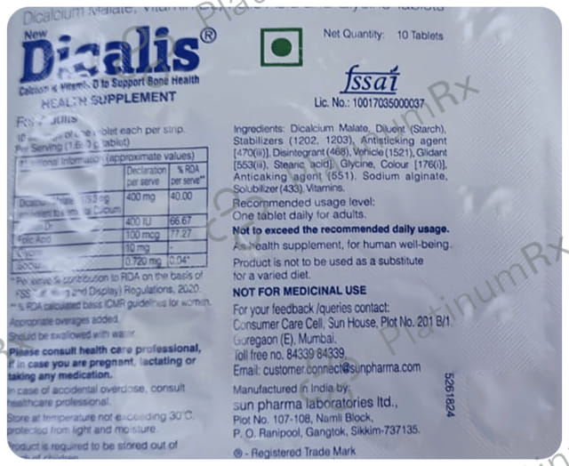 Dicalis Tablet 10s
