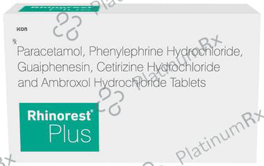 Rhinorest Plus Tablet 15/50/5/325/5