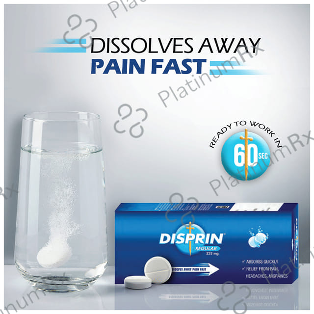 Disprin Regular 325mg Effervescent Tablet 10s