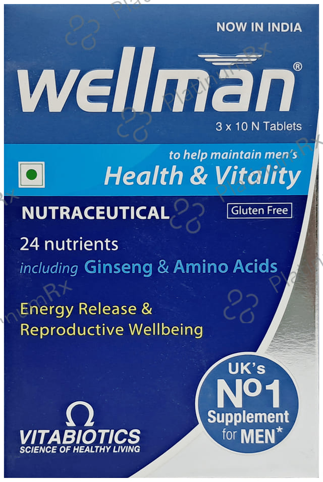 Wellman Gluten Free Health Supplement Tablet 30s