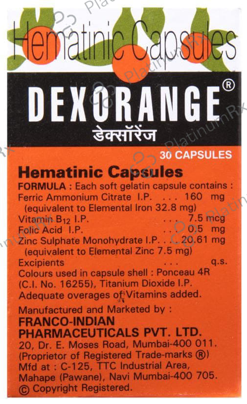 Dexorange Capsule 30s