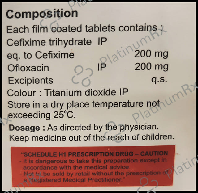 Altoxim OF 200/200mg Tablet 10s