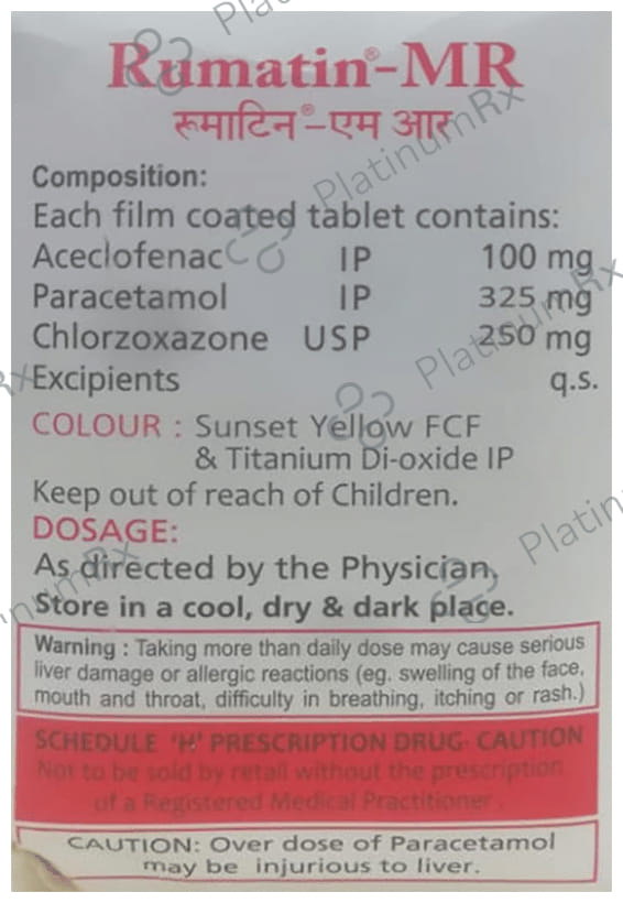 Rumatin MR Tablet 10s