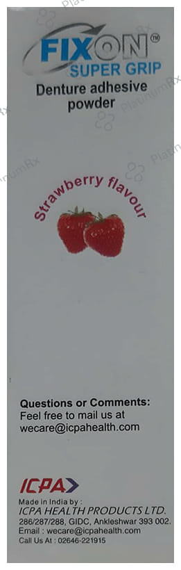 Fixon Super Grip Strawberry Powder 30gm