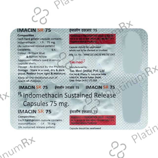 Imacin SR 75mg Tablet 10s
